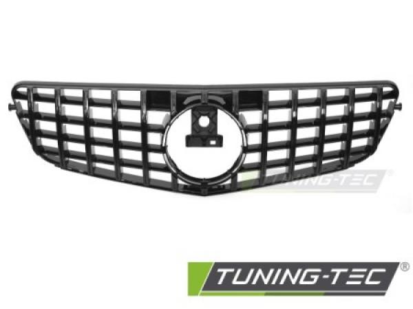 Upgrade Design Sportgrill / Kühlergrill passend für Mercedes Benz C-Klasse W204 07-14 Hochglanz schwarz