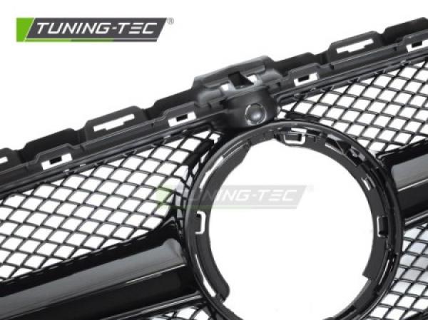 Upgrade Design Sportgrill / Kühlergrill passend für Mercedes Benz C-Klasse W205 / C205 / S205 18-23 Hochglanz schwarz
