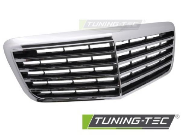 Upgrade Sportgrill / Kühlergrill passend für Mercedes Benz E-Klasse W211 / S211 02-06 Chrom