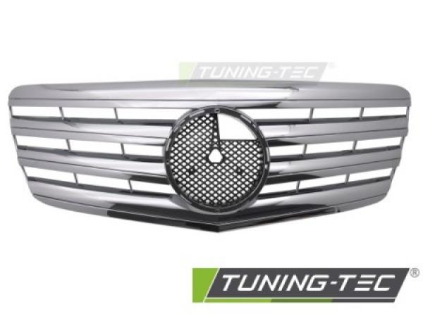 Upgrade Design Sportgrill / Kühlergrill passend für Mercedes Benz E-Klasse W211 / S211 MOPF 06-09 Chrom