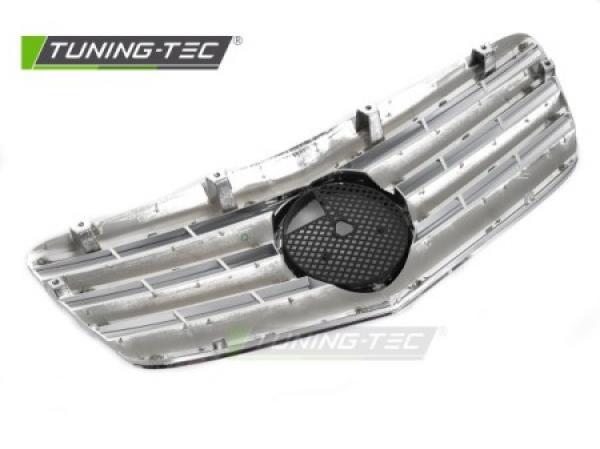 Upgrade Design Sportgrill / Kühlergrill passend für Mercedes Benz E-Klasse W211 / S211 MOPF 06-09 Chrom
