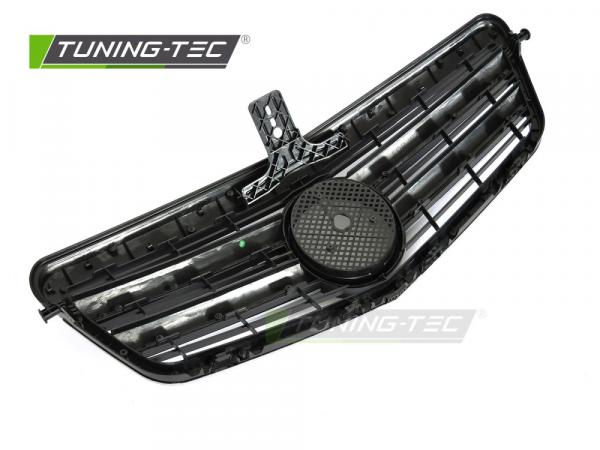 Upgrade Sportgrill / Kühlergrill passend für Mercedes Benz E-Klasse W212 / S212 09-13 Hochglanz schwarz / chrom