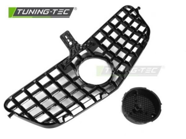 Upgrade Design Sportgrill / Kühlergrill passend für Mercedes Benz E-Klasse W212 / S212 09-13 Hochglanz schwarz / chrom