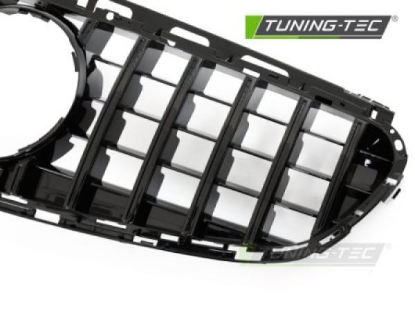 Upgrade Design Sportgrill / Kühlergrill passend für Mercedes Benz E-Klasse W212 / S212  MOPF 13-16 Hochglanz schwarz
