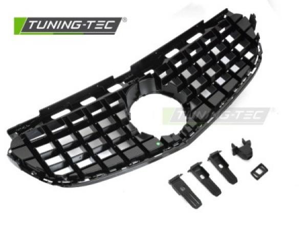 Upgrade Design Sportgrill / Kühlergrill passend für Mercedes Benz E-Klasse W212 / S212  MOPF 13-16 Hochglanz schwarz