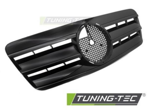 Upgrade Design Sportgrill / Kühlergrill passend für Mercedes Benz CLK W208 96-02 Hochglanz schwarz
