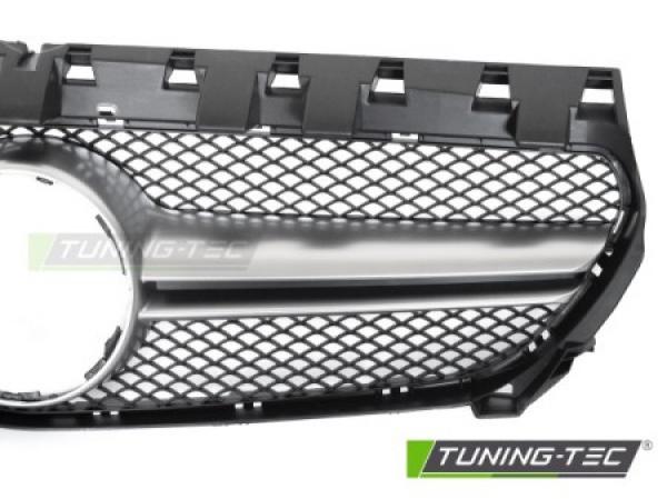 Upgrade Design Sportgrill / Kühlergrill passend für Mercedes Benz CLA W117 / C117 13-19 schwarz/silber