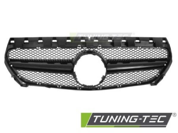 Upgrade Design Sportgrill / Kühlergrill passend für Mercedes Benz CLA W117 / C117 13-19 Hochglanz schwarz
