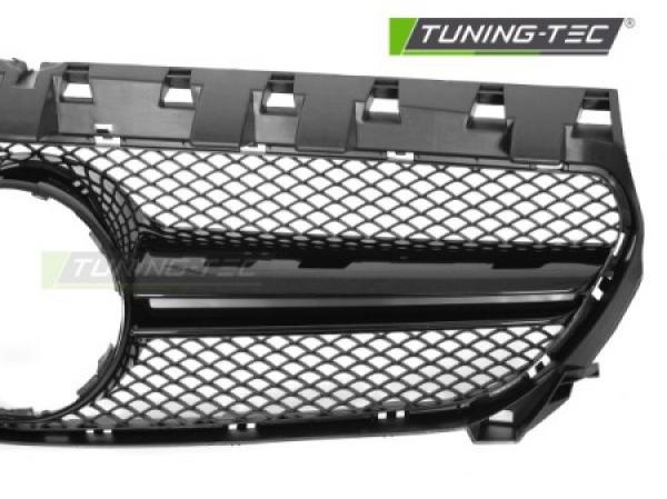 Upgrade Design Sportgrill / Kühlergrill passend für Mercedes Benz CLA W117 / C117 13-19 Hochglanz schwarz