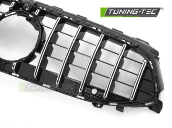 Upgrade Design Sportgrill / Kühlergrill passend für Mercedes Benz CLA W118 / C118 23-25 Hochglanz schwarz / chrom