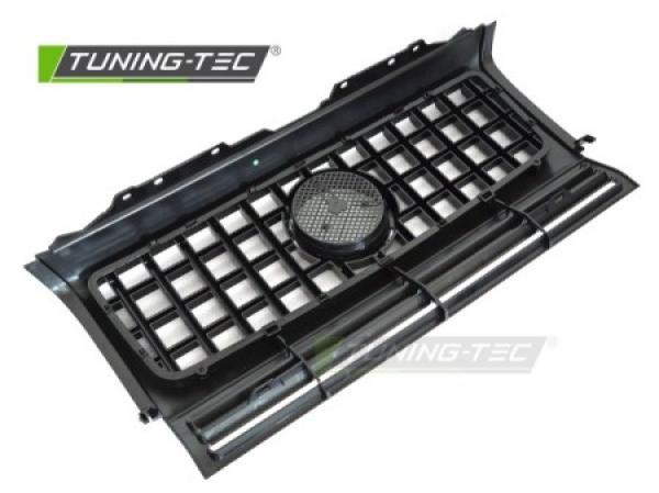 Upgrade Design Sportgrill / Kühlergrill passend für Mercedes Benz G-Klasse W463 90-12 Hochglanz schwarz