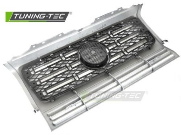 Upgrade Design Sportgrill / Kühlergrill passend für Mercedes Benz G-Klasse W463 90-12 Silber/chrom