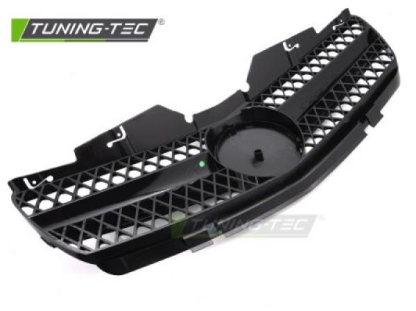 Upgrade Design Sportgrill / Kühlergrill passend für Mercedes Benz SL R230 01-06 Hochglanz schwarz