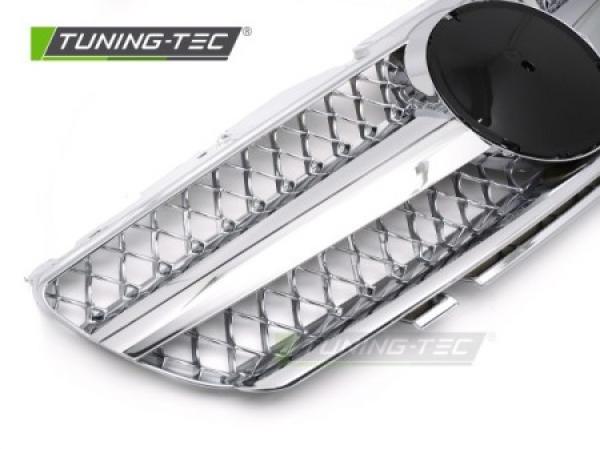 Upgrade Design Sportgrill / Kühlergrill passend für Mercedes Benz SL R230 01-06 chrom