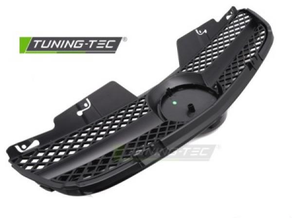 Upgrade Design Sportgrill / Kühlergrill passend für Mercedes Benz SL R230 Facelift 06-11 Hochglanz schwarz