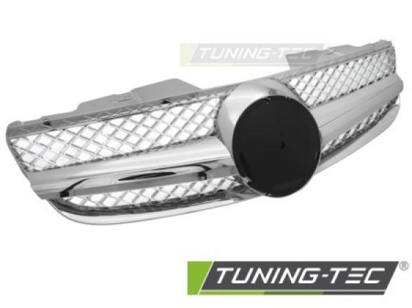 Upgrade Design Sportgrill / Kühlergrill passend für Mercedes Benz SL R230 Facelift 06-11 chrom