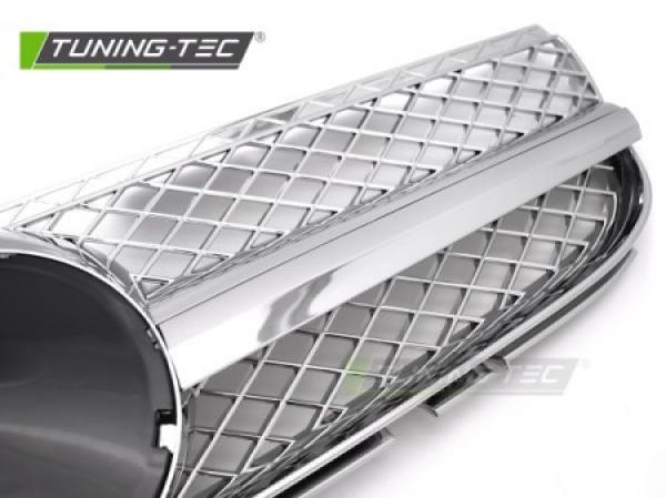 Upgrade Design Sportgrill / Kühlergrill passend für Mercedes Benz SL R230 Facelift 06-11 chrom