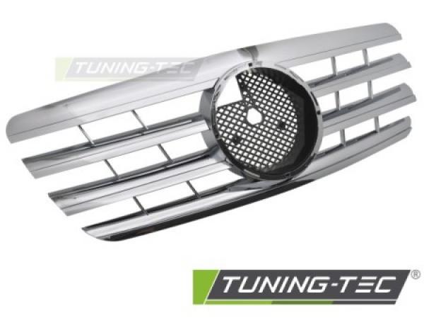 Upgrade Sportgrill / Kühlergrill passend für Mercedes Benz E-Klasse W210 Facelift (Mopf) 99-02 chrom