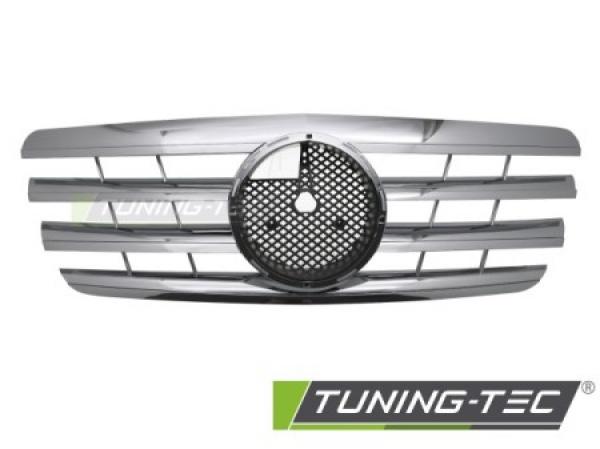 Upgrade Sportgrill / Kühlergrill passend für Mercedes Benz E-Klasse W210 Facelift (Mopf) 99-02 chrom
