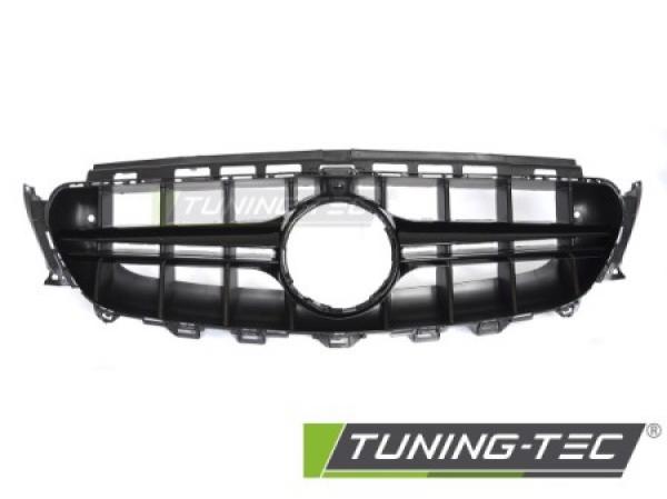 Upgrade Design Sportgrill / Kühlergrill passend für Mercedes Benz E-Klasse W213 16-19 Hochglanz schwarz/chrom