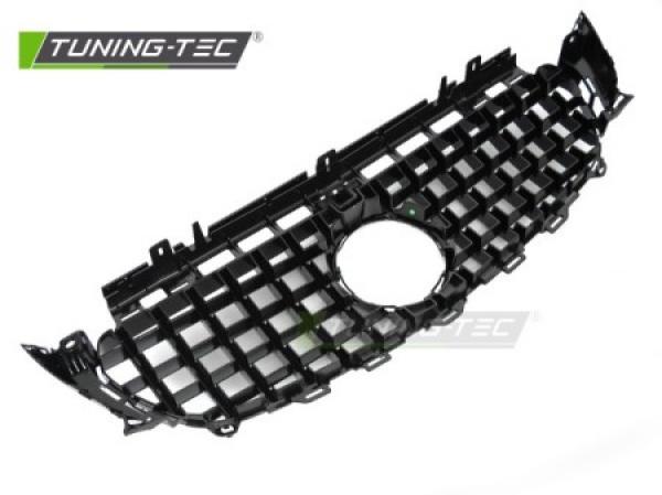Upgrade Design Sportgrill / Kühlergrill passend für Mercedes Benz E-Klasse W213 16-19 Hochglanz schwarz
