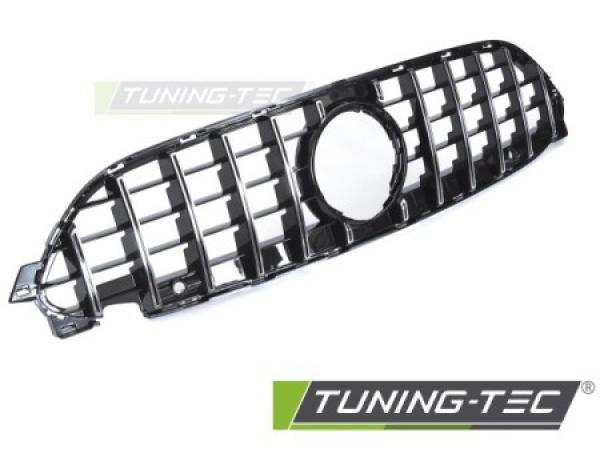 Upgrade Design Sportgrill / Kühlergrill passend für Mercedes Benz CLE C236 / A236 23+ Hochglanz schwarz/chrom