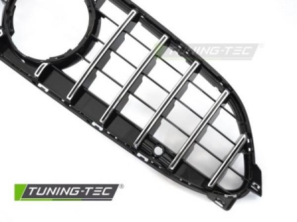 Upgrade Design Sportgrill / Kühlergrill passend für Mercedes Benz CLE C236 / A236 23+ Hochglanz schwarz/chrom
