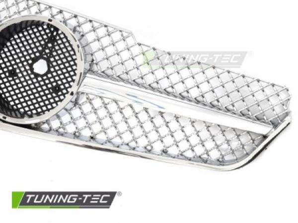 Upgrade Design Sportgrill / Kühlergrill passend für Mercedes Benz E-Klasse Coupe / Cabrio C207 / A207 09-13 Chrome
