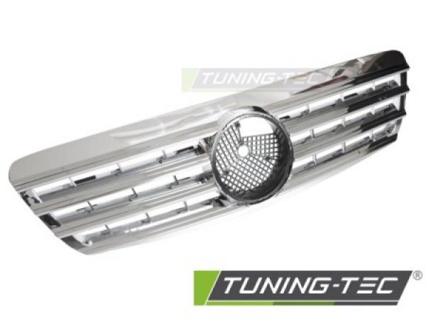Upgrade Design Sportgrill / Kühlergrill passend für Mercedes Benz S-Klasse W220 98-02 chrom