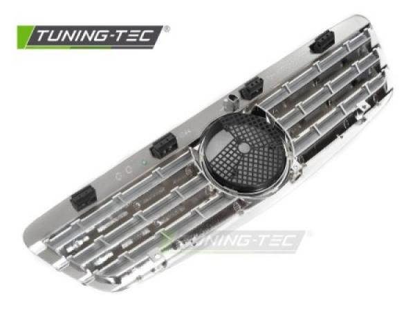 Upgrade Design Sportgrill / Kühlergrill passend für Mercedes Benz S-Klasse W220 98-02 chrom