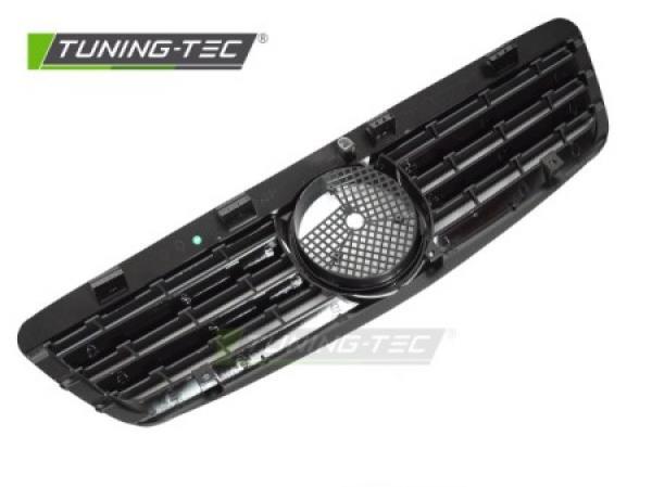 Upgrade Design Sportgrill / Kühlergrill passend für Mercedes Benz S-Klasse W220 98-02 Hochglanz schwarz