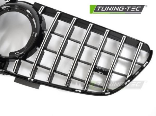 Upgrade Design Sportgrill / Kühlergrill passend für Mercedes Benz V-Klasse / Vito W447 Facelift (Mopf) 20-23 Hochglanz-schwarz / chrom