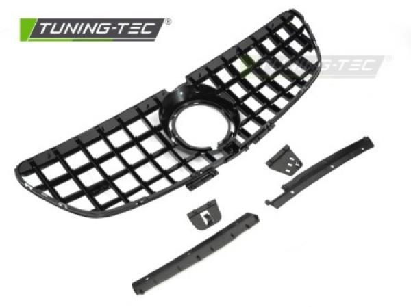 Upgrade Design Sportgrill / Kühlergrill passend für Mercedes Benz V-Klasse / Vito W447 Facelift (Mopf) 20-23 Hochglanz-schwarz / chrom