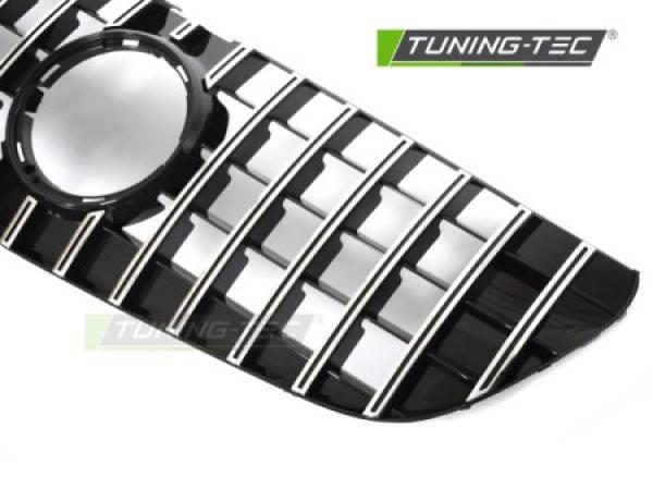 Upgrade Design Sportgrill / Kühlergrill passend für Mercedes Benz V-Klasse / Vito W447 14-19 Hochglanz-schwarz / chrom