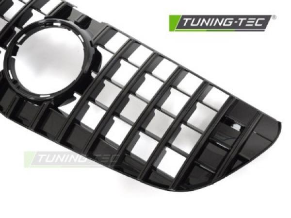 Upgrade Design Sportgrill / Kühlergrill passend für Mercedes Benz V-Klasse / Vito W447 14-19 Hochglanz-schwarz / chrom