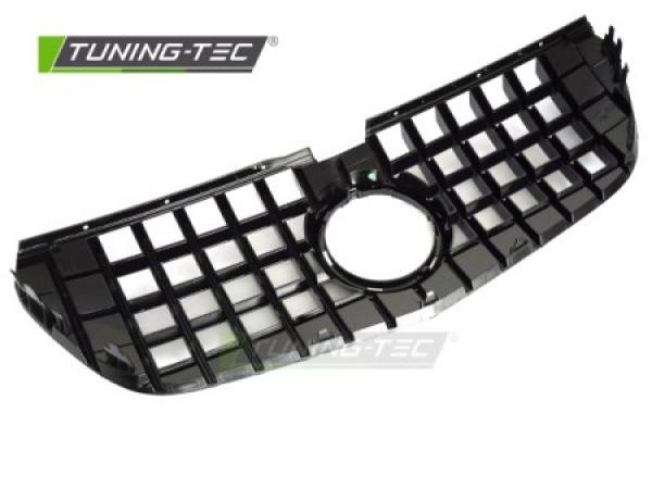 Upgrade Design Sportgrill / Kühlergrill passend für Mercedes Benz V-Klasse / Vito W447 14-19 Hochglanz-schwarz / chrom
