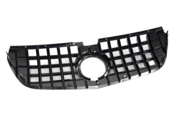 Upgrade Design Sportgrill / Kühlergrill passend für Mercedes Benz V-Klasse / Vito W447 Facelift (Mopf) 20-23 Hochglanz-schwarz / chrom