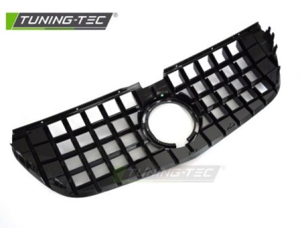 Upgrade Design Sportgrill / Kühlergrill passend für Mercedes Benz V-Klasse / Vito W447 Facelift (Mopf) 20-23 Hochglanz-schwarz / chrom