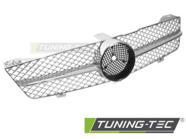 Upgrade Sportgrill / Kühlergrill passend für Mercedes Benz CLS C219 08-10 silber/chrom