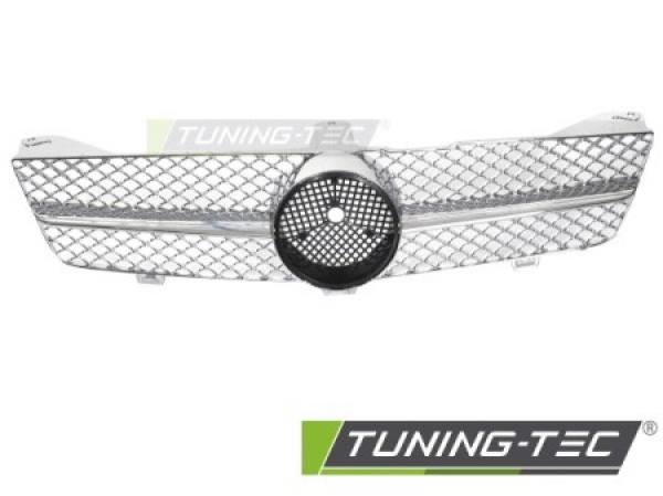 Upgrade Sportgrill / Kühlergrill passend für Mercedes Benz CLS C219 08-10 silber/chrom