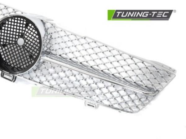 Upgrade Sportgrill / Kühlergrill passend für Mercedes Benz CLS C219 08-10 silber/chrom