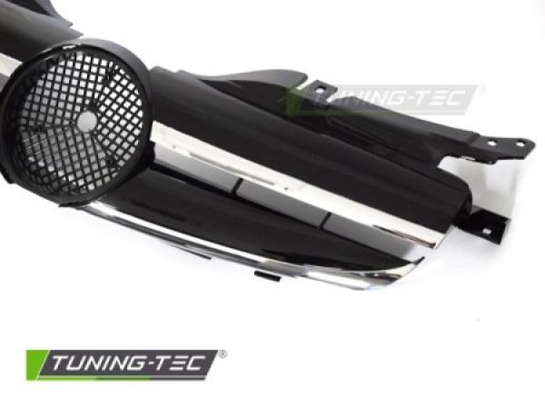Upgrade Sportgrill / Kühlergrill passend für Mercedes Benz SLK R170 96-04 Hochglanz schwarz /chrom