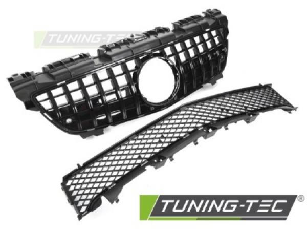 Upgrade Sportgrill / Kühlergrill passend für Mercedes Benz SLK R172 11-15 Hochglanz schwarz