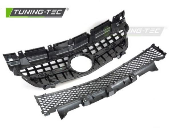 Upgrade Sportgrill / Kühlergrill passend für Mercedes Benz SLK R172 11-15 Hochglanz schwarz