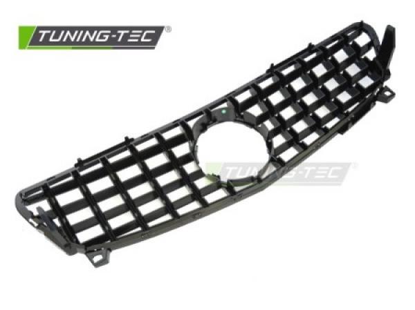 Upgrade Sportgrill / Kühlergrill passend für Mercedes Benz A-Klasse W176 Facelift (Mopf) 15-18 Hochglanz schwarz/chrom