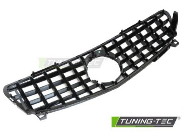 Upgrade Sportgrill / Kühlergrill passend für Mercedes Benz A-Klasse W176 Facelift (Mopf) 15-18 Hochglanz schwarz