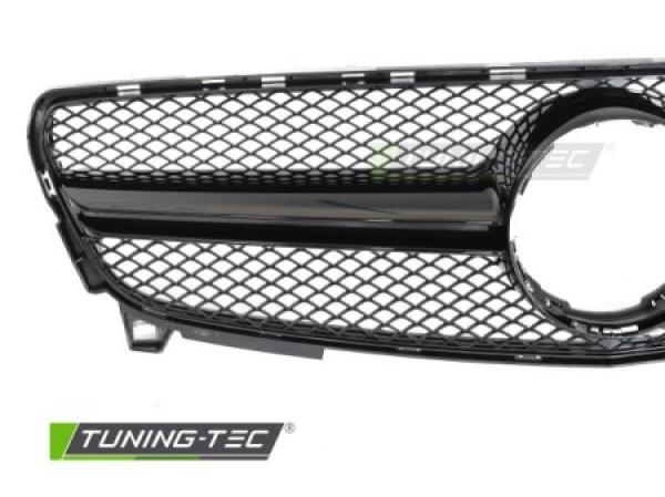 Upgrade Sportgrill / Kühlergrill passend für Mercedes Benz A-Klasse W176 Facelift (Mopf) 15-18 Hochglanz schwarz