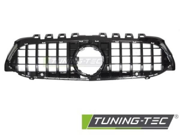 Upgrade Sportgrill / Kühlergrill passend für Mercedes Benz A-Klasse W177 18-22 Hochglanz schwarz