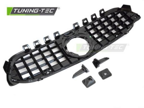 Upgrade Sportgrill / Kühlergrill passend für Mercedes Benz A-Klasse W177 18-22 Hochglanz schwarz