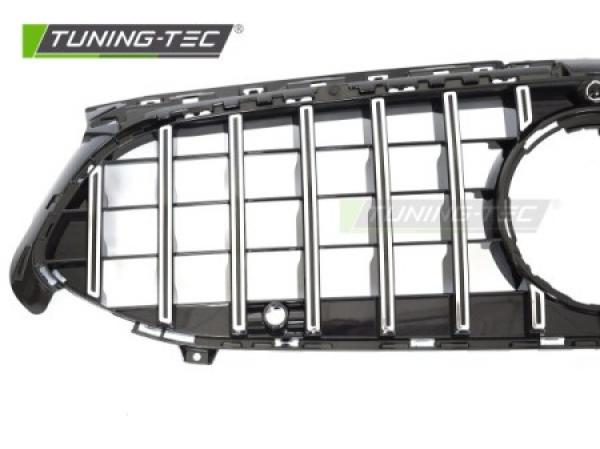 Upgrade Sportgrill / Kühlergrill passend für Mercedes Benz A-Klasse W177 Facelift (Mopf) 22+ Hochglanz schwarz/chrom